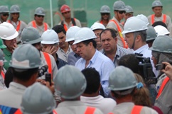 Ministro Carlos Lupi visita canteiro de obras da Usina Hidrelétrica de Belo Monte