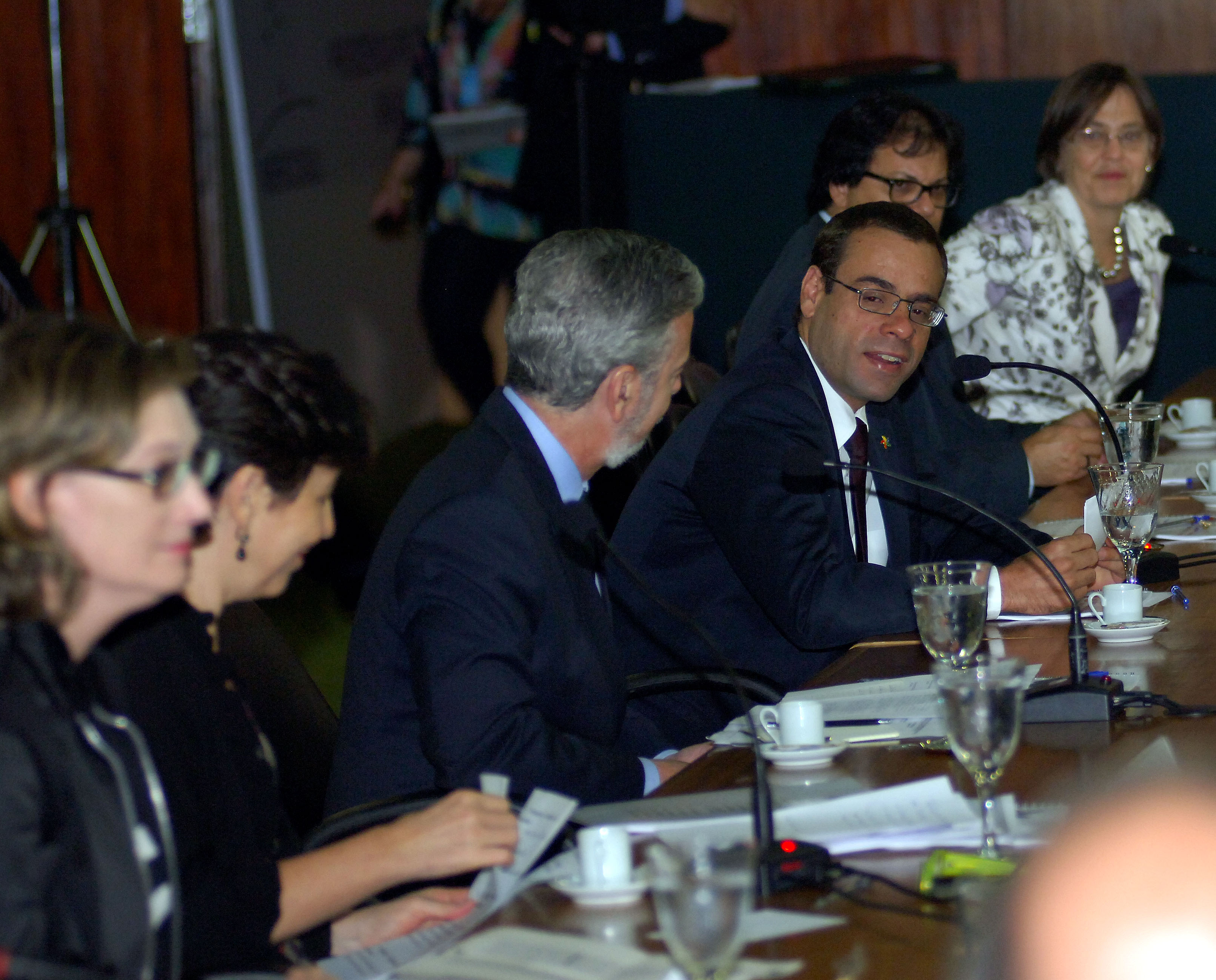 Ministro Brizola Neto durante a reuniao de instalaçao da comissao organizadora nacional da  III Conferencia global sobre trabalho infantil.